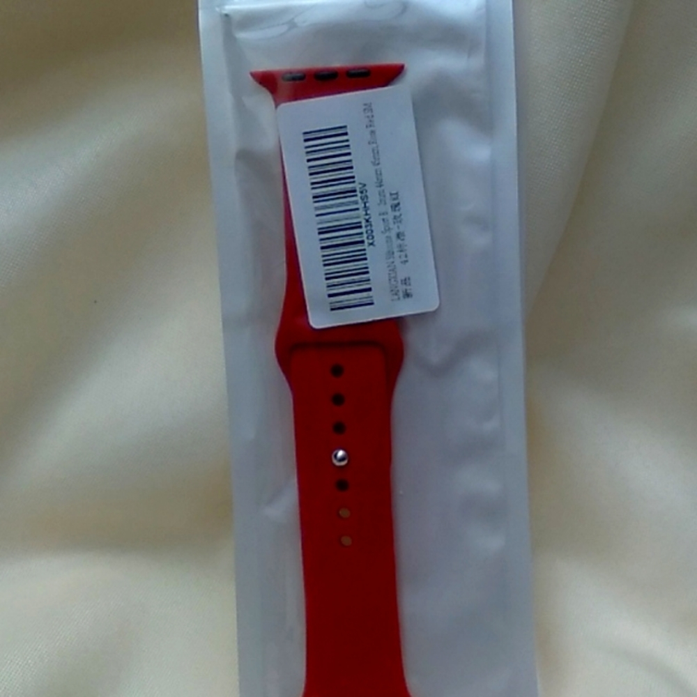 Silicon sport bands for an apple watch 42mm-45mm rose red